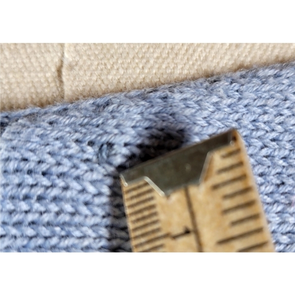 J. Jill Cardigan Sweater Single Button Size S Blue Stretch Long Sleeve Casual - Picture 5 of 11